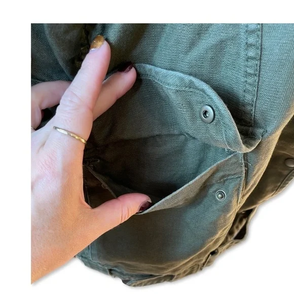 WILFRED Free Artizia Women’s Utility Dab Olive Green Army Green Size Medium - Picture 11 of 12